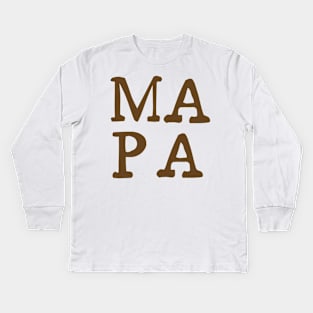 SB19 MAPA LYRICS PPOP BOY GROUP [NOT OFFICIAL MERCH] Kids Long Sleeve T-Shirt